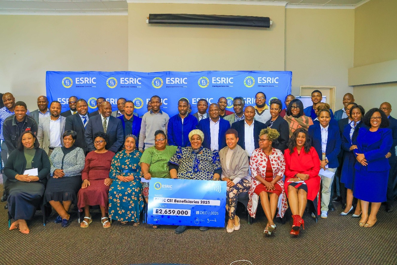 E2.6m boost as ESRIC empowers 20 organisations